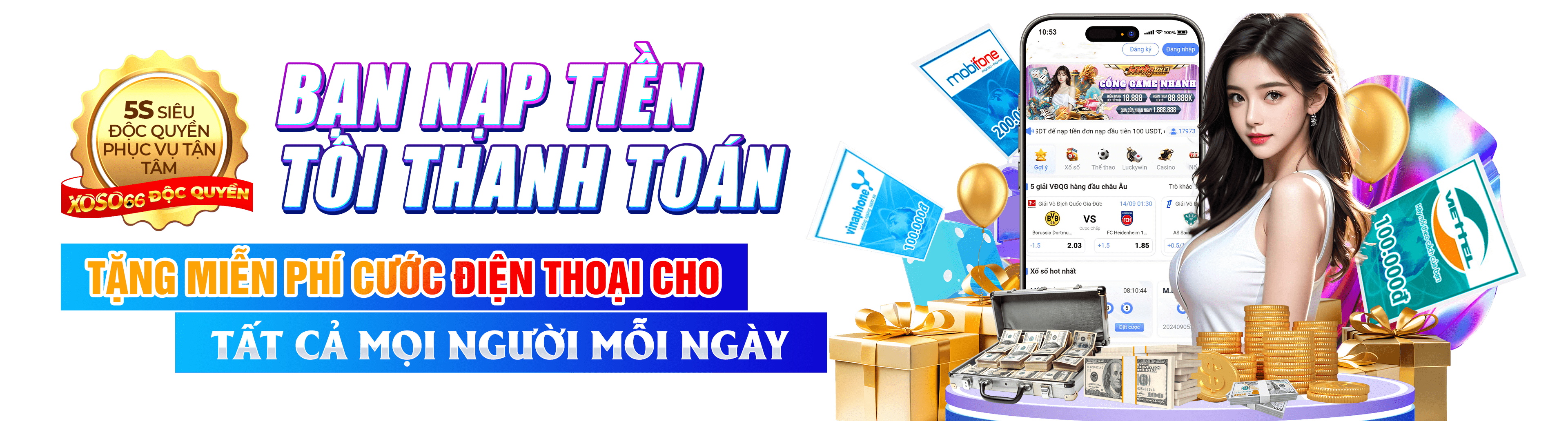 Hình ảnh quảng cáo của fcb8 hiển thị nền tảng và các lợi ích